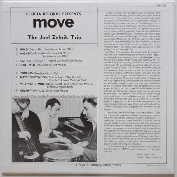 J. Zelnik Trio* - Move (LP, Album, Ltd, RE)