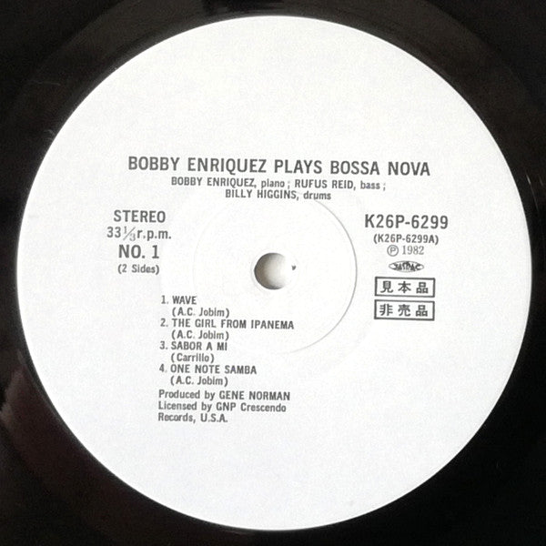 Bobby Enriquez - Bobby Enriquez Plays Bossa Nova(LP, Album, Promo, ...