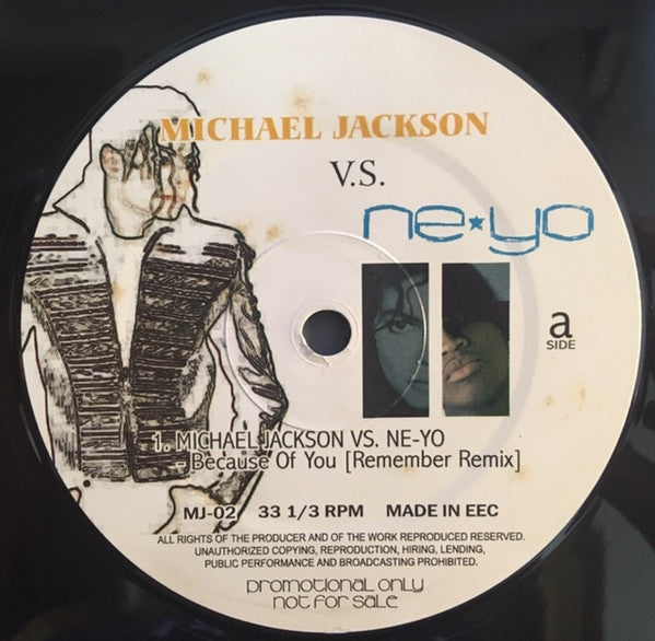 Michael Jackson - Because Of You (12", Promo, Unofficial)