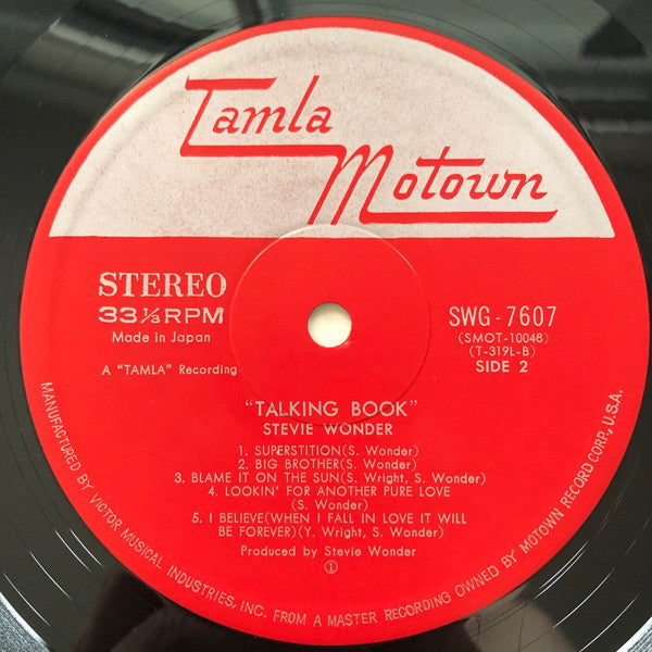 Stevie Wonder - Talking Book (LP, Album, Gat)