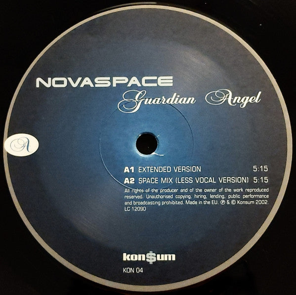 Novaspace - Guardian Angel (12"")