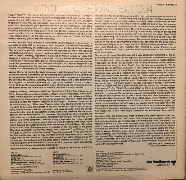 Wayne Shorter - Super Nova (LP, Album)