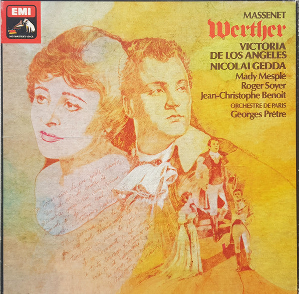 Jules Massenet - Werther(3xLP, Album, RE, RP + Box, wit)