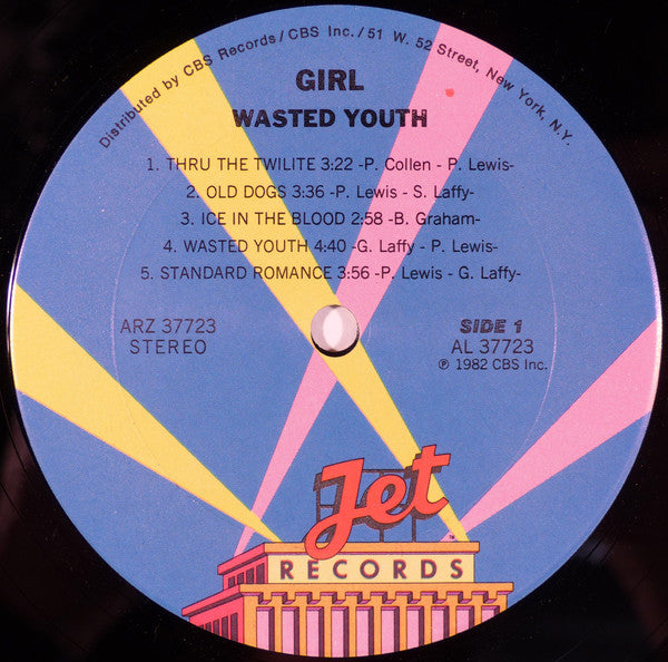 Girl (2) - Wasted Youth (LP, Album, Pit)