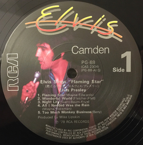 Elvis Presley - Elvis Sings ""Flaming Star"" (LP, Comp, RE)