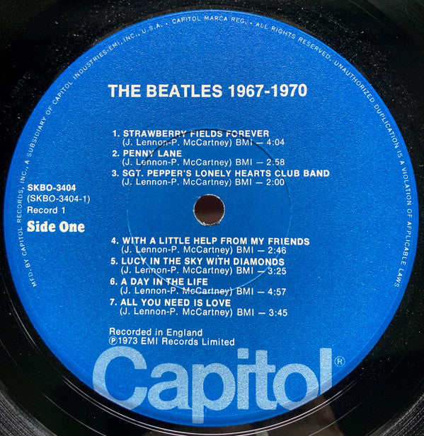 The Beatles - 1967-1970 (2xLP, Comp, RE, Los)