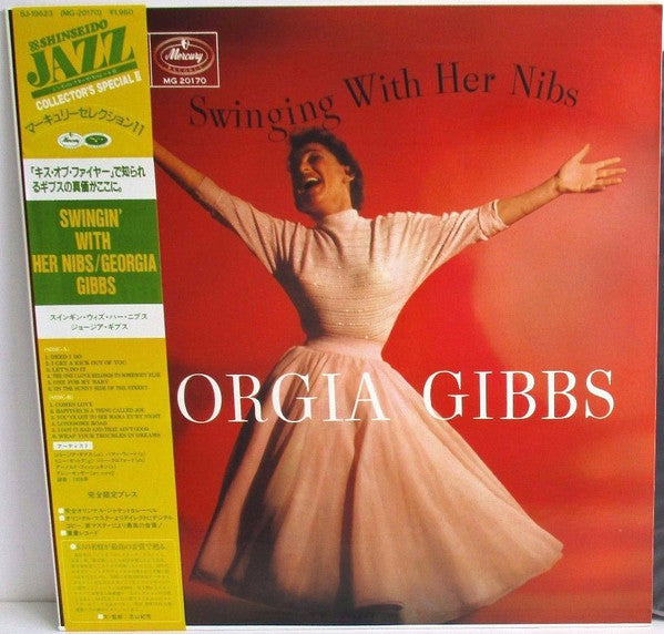 Georgia Gibbs - Swinging With Her Nibs (LP, Album, RP)