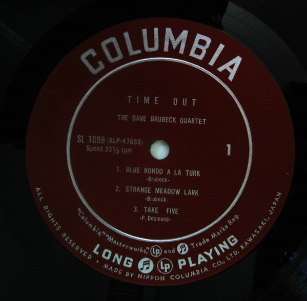 The Dave Brubeck Quartet - Time Out (LP, Album, Mono)