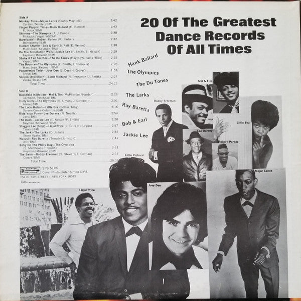 Various - 20 Of The Greatest Dance Records Of All TImes (LP, Comp)