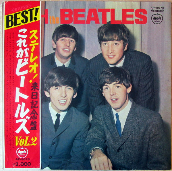 The Beatles - With The Beatles (LP, Album, RE, Red)