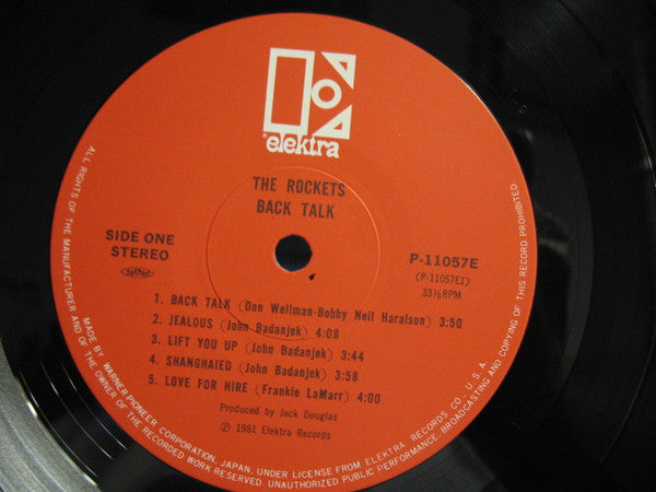 The Rockets (5) - Back Talk (LP)