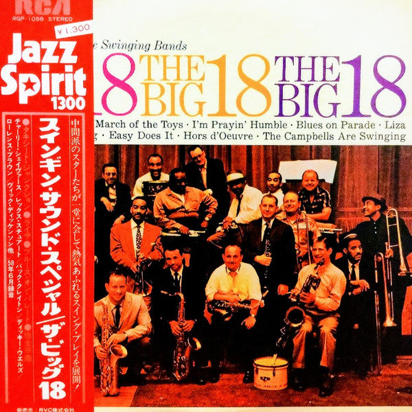 The Big 18 - Live Echoes Of The Swinging Bands (LP, Album, RE)