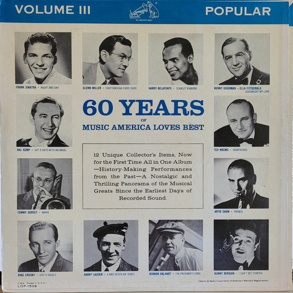 Various - 60 Years Of Music America Loves Best -- Popular -- Volume...