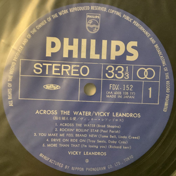 Vicky Leandros - Across The Water (LP, Album)