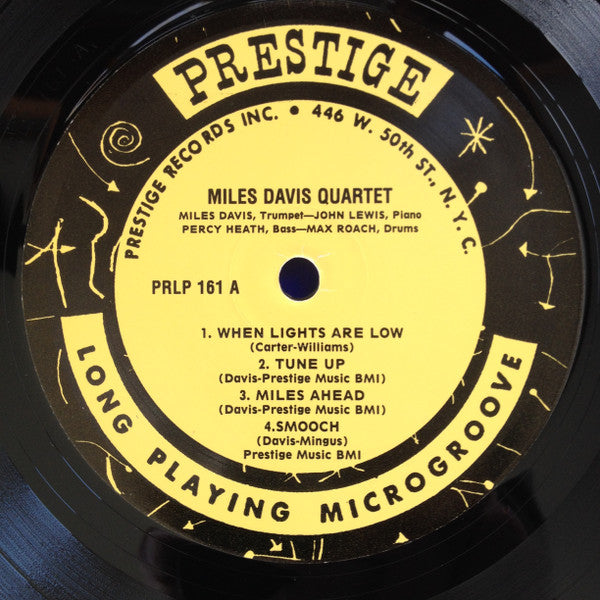 Miles Davis Quartet* - Miles Davis Quartet (10"", Comp, Mono, RE)