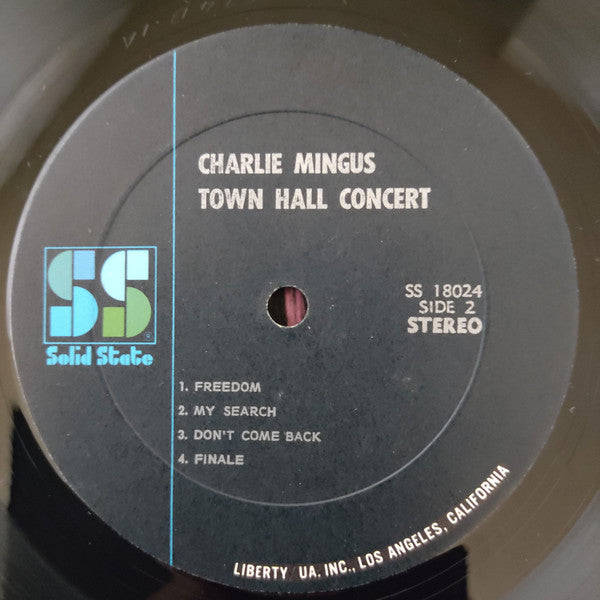 Charlie Mingus* - Town Hall Concert (LP, Album, RE, RP)