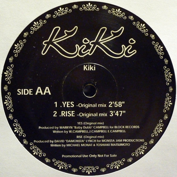 Kiki* - Let Go / Yes / Rise (12"", Promo, Unofficial)