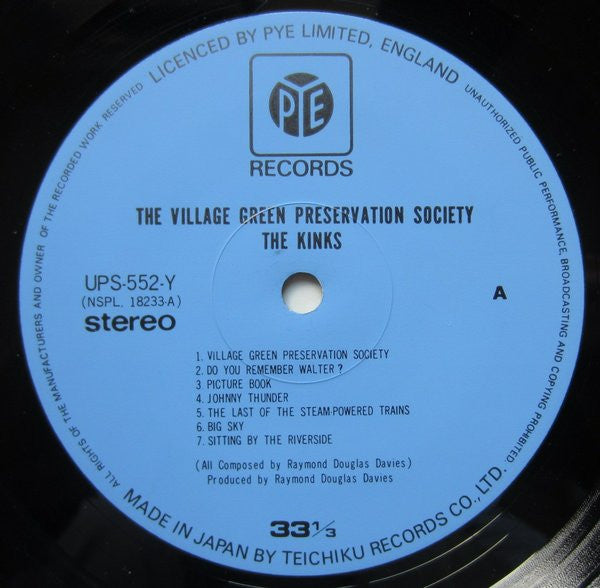 The Kinks - The Kinks Are The Village Green Preservation Society(LP...