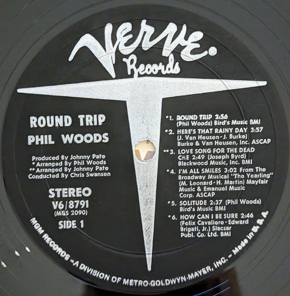 Phil Woods - Round Trip (LP, Album)