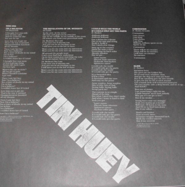 Tin Huey - Contents Dislodged During Shipment (LP, Album, Promo)