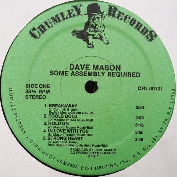 Dave Mason - Some Assembly Required (LP, Album)