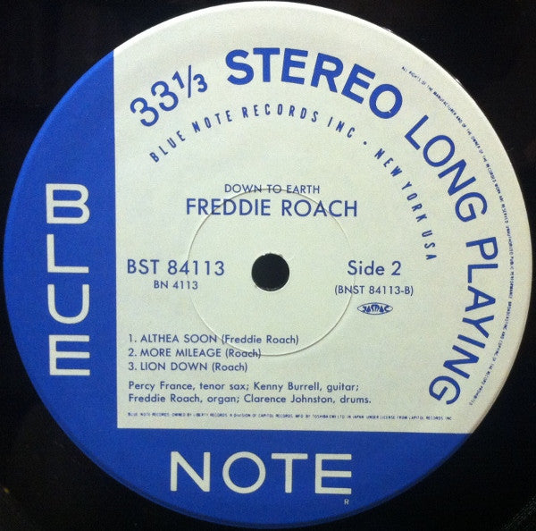 Freddie Roach - Down To Earth (LP, Album, Ltd, RE)