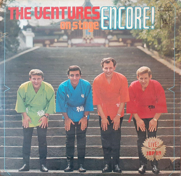The Ventures - On Stage, Encore! (LP, Album, Red)
