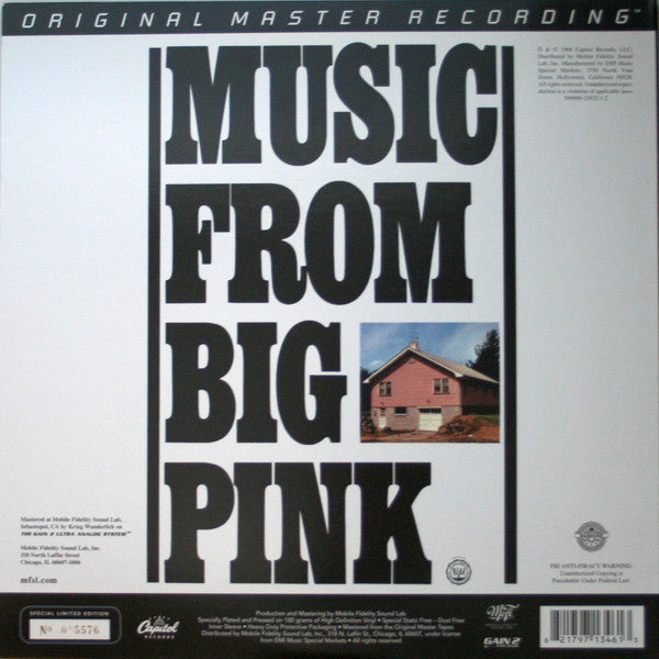 The Band - Music From Big Pink(LP, Album, Ltd, Num, RE, RM, S/Editi...