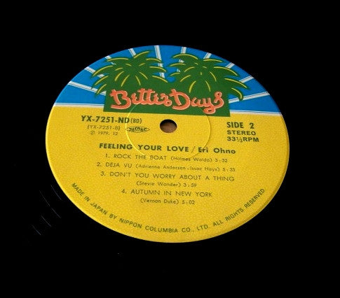 Eri Ohno - Feeling Your Love (LP, Album)