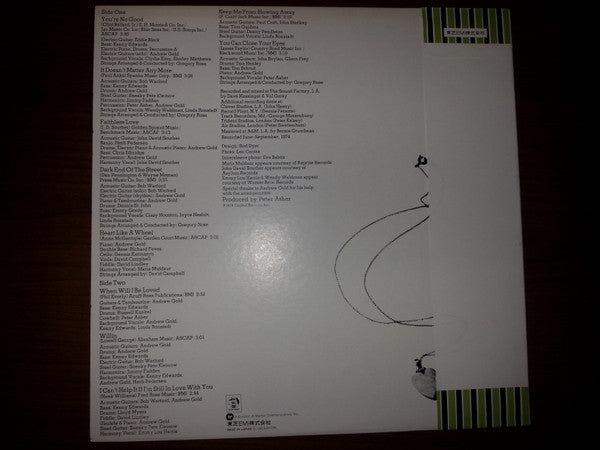 Linda Ronstadt - Heart Like A Wheel (LP, Album)