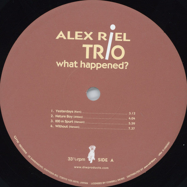 Alex Riel Trio - What Happened? (LP, Album, Ltd)