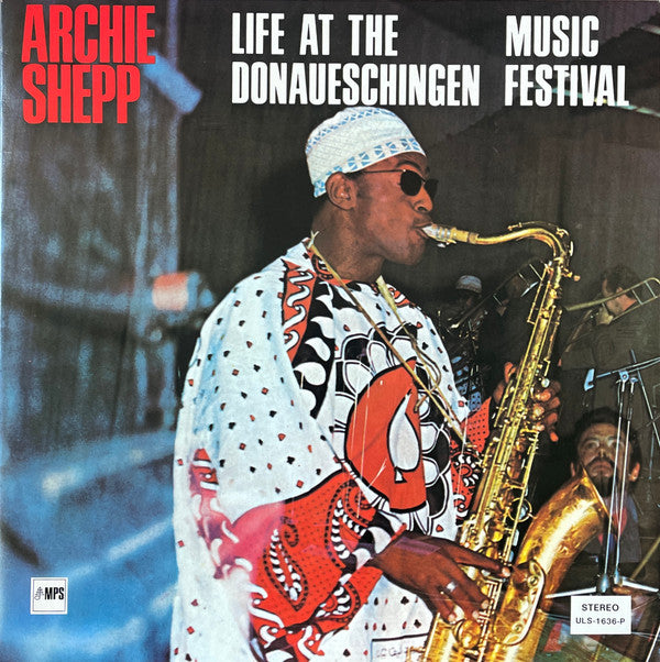 Archie Shepp - Life At The Donaueschingen Music Festival(LP, Album,...