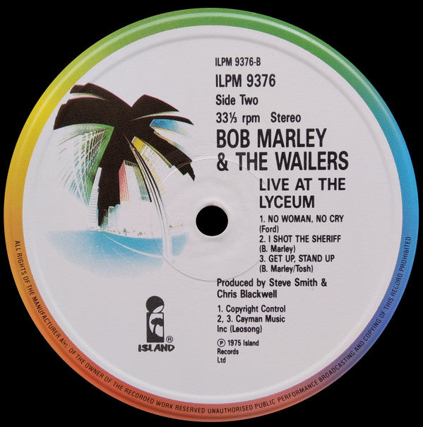 Bob Marley And The Wailers* - Live! (LP, Album, RE)