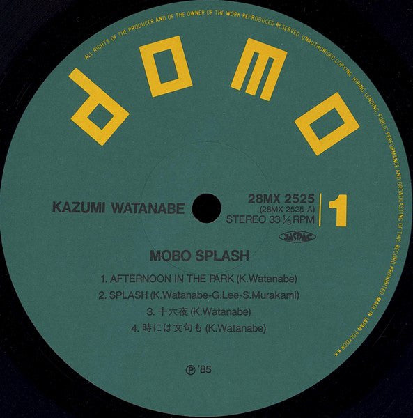 Kazumi Watanabe - Mobo Splash (LP, Album)