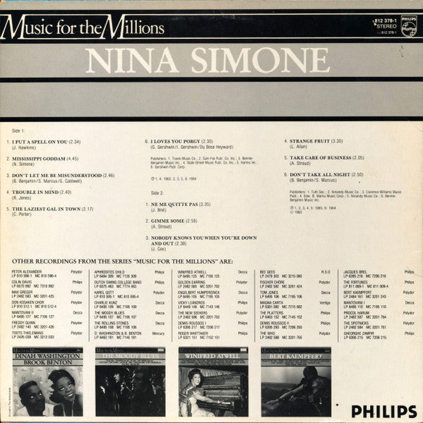 Nina Simone - Nina Simone (LP, Comp)