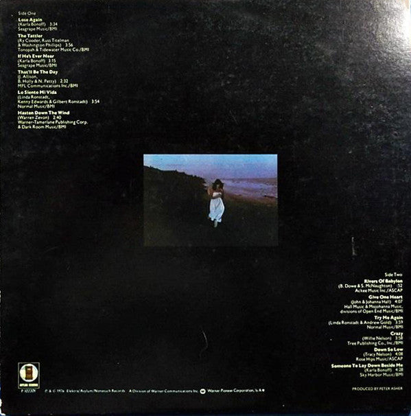 Linda Ronstadt - Hasten Down The Wind = 風にさらわれた恋(LP, Album, Gat)