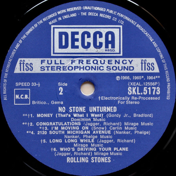 The Rolling Stones - No Stone Unturned (LP, Comp)