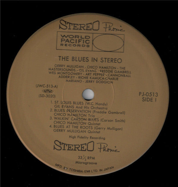 Various - The Blues In Stereo (LP, Album, Comp, RE)