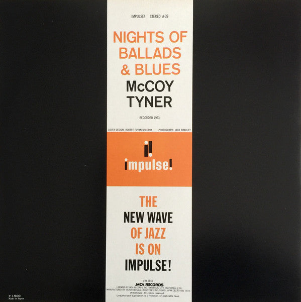 McCoy Tyner - Nights Of Ballads & Blues (LP, Album, Ltd, RE)