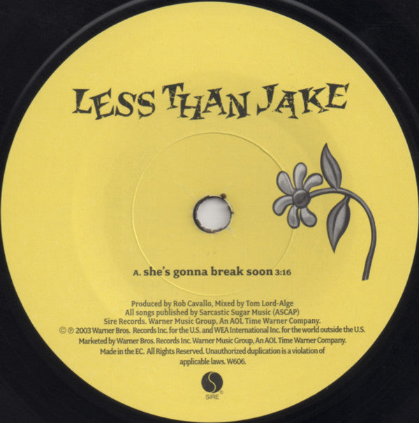 Less Than Jake - She's Gonna Break Soon (7"", Single)