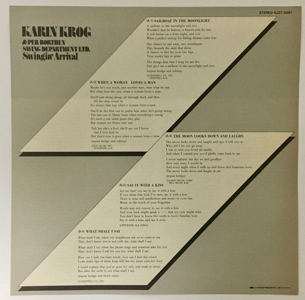Karin Krog - Swingin' Arrival(LP, Album)