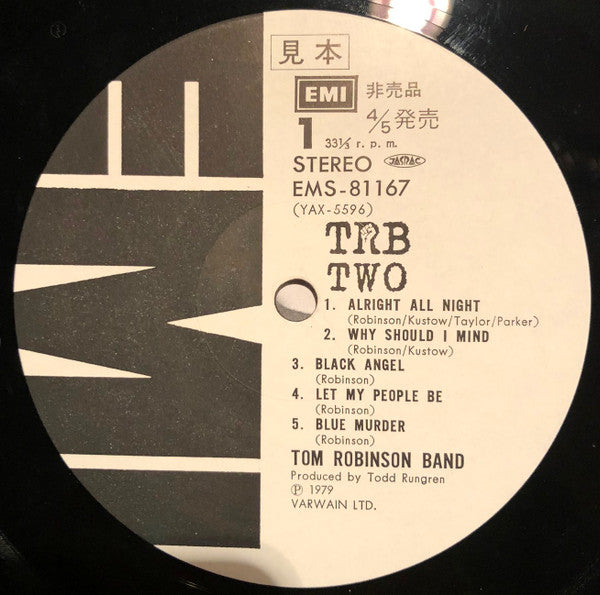 Tom Robinson Band - TRB Two (LP, Album)