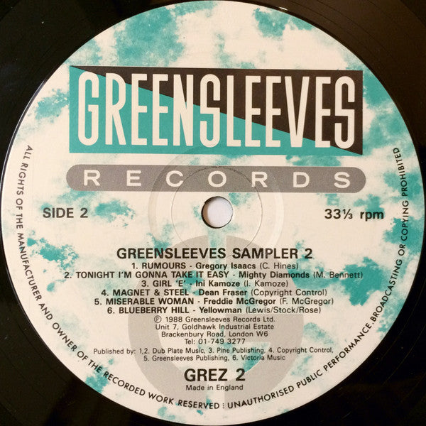 Various - Greensleeves Sampler 2 (LP, Smplr)