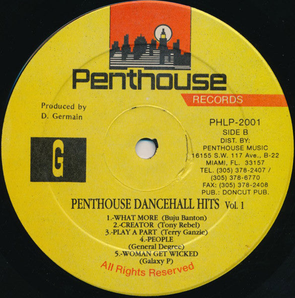 Various - Penthouse Dancehall Hits Vol. 1 (LP, Comp)