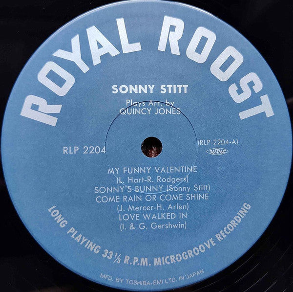 Sonny Stitt - Sonny Stitt Plays Arrangements From The Pen Of Quincy...