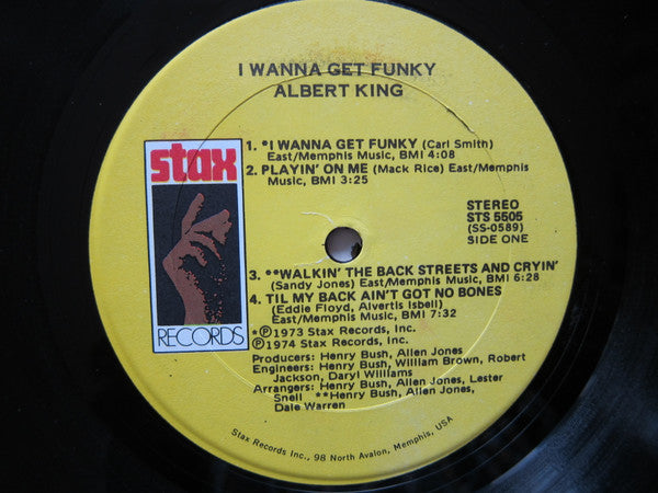 Albert King - I Wanna Get Funky (LP, Album)