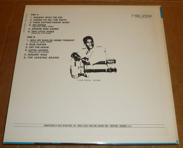 Earl Hooker - Blue Guitar(LP, Comp, Mono)