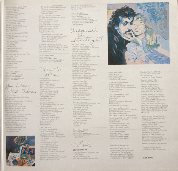 Joni Mitchell - Wild Things Run Fast (LP, Album)