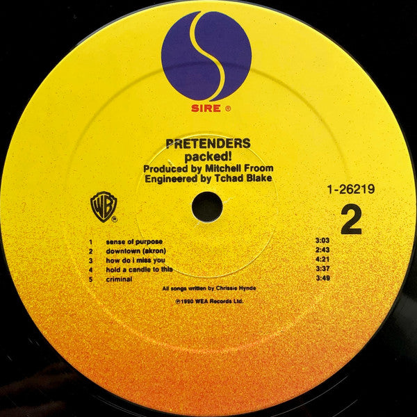Pretenders* - Packed! (LP, Album, Spe)