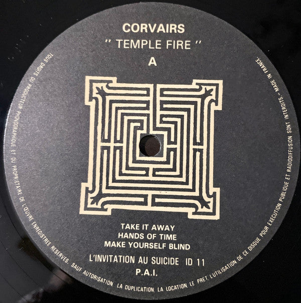 Corvairs* - Temple Fire (12"", EP)